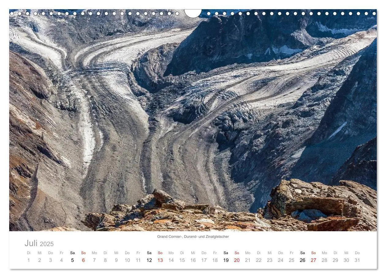 Bild: 9783435498277 | Walliser Alpen - Europas »kleiner« Himalaya (Wandkalender 2025 DIN...