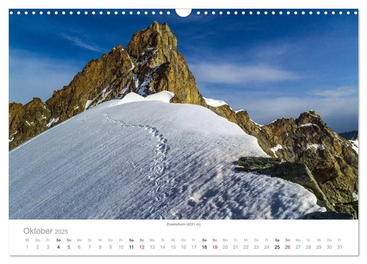 Bild: 9783435498277 | Walliser Alpen - Europas »kleiner« Himalaya (Wandkalender 2025 DIN...