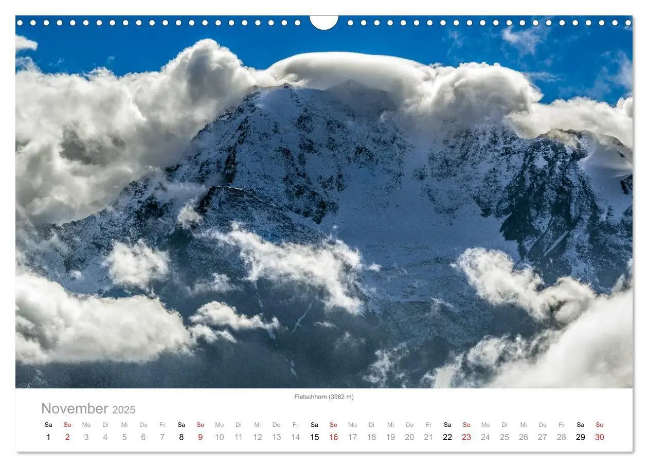 Bild: 9783435498277 | Walliser Alpen - Europas »kleiner« Himalaya (Wandkalender 2025 DIN...