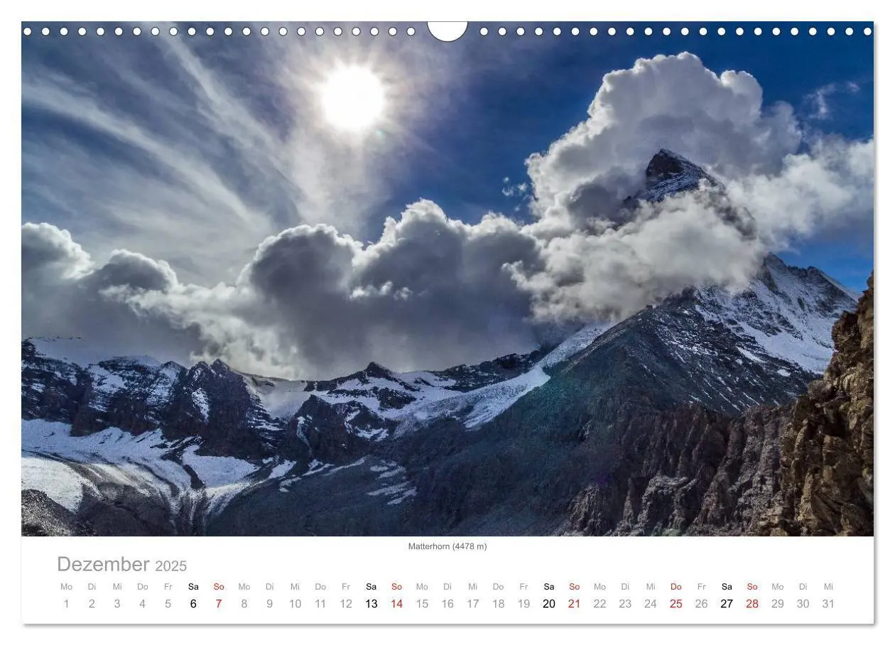 Bild: 9783435498277 | Walliser Alpen - Europas »kleiner« Himalaya (Wandkalender 2025 DIN...