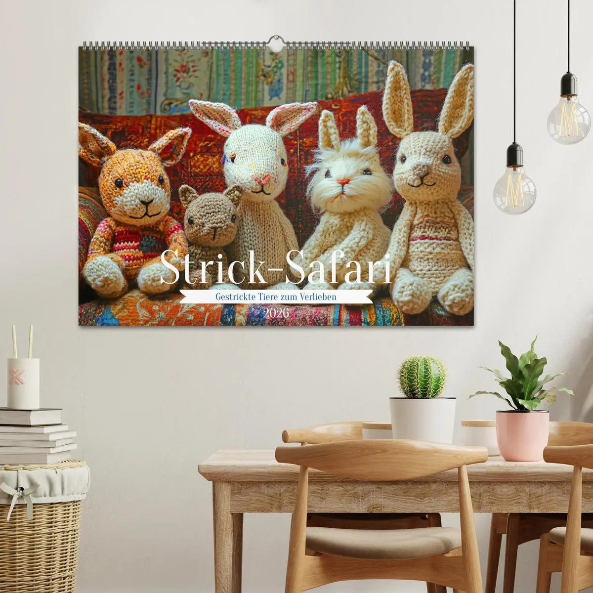 Bild: 9783457348277 | Strick-Safari - Gestrickte Tiere zum Verlieben (Wandkalender 2026...