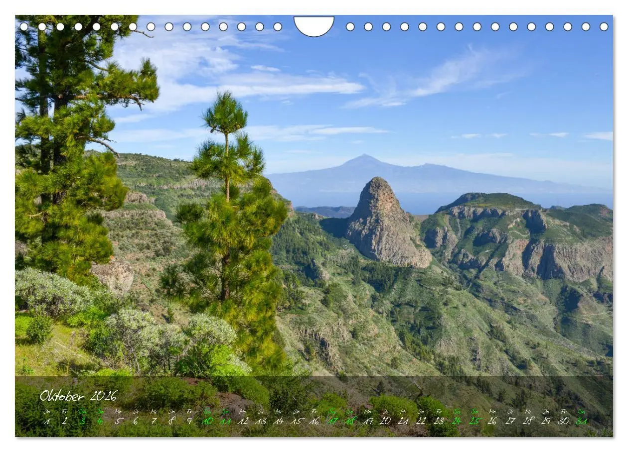 Bild: 9783457658277 | Magisches La Gomera (Wandkalender 2026 DIN A4 quer), CALVENDO...