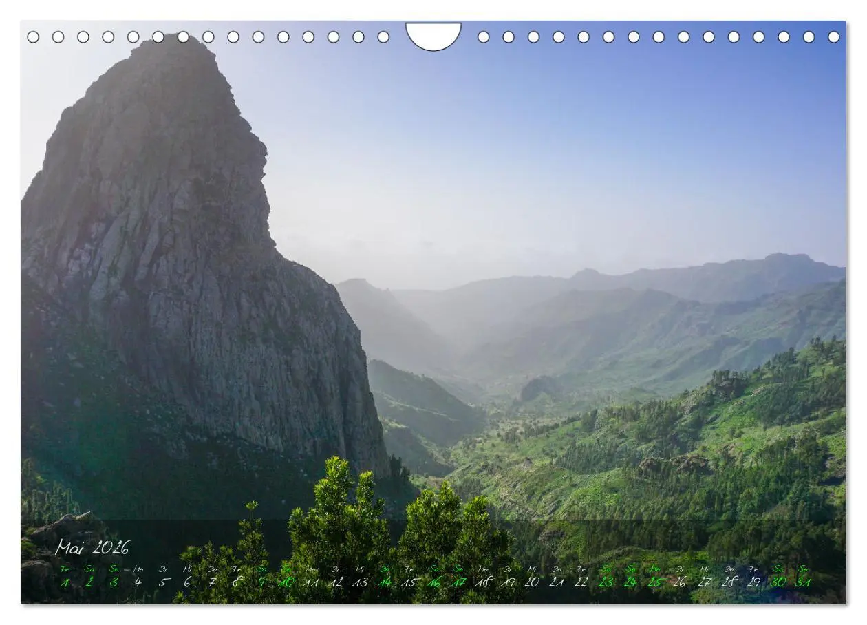Bild: 9783457658277 | Magisches La Gomera (Wandkalender 2026 DIN A4 quer), CALVENDO...