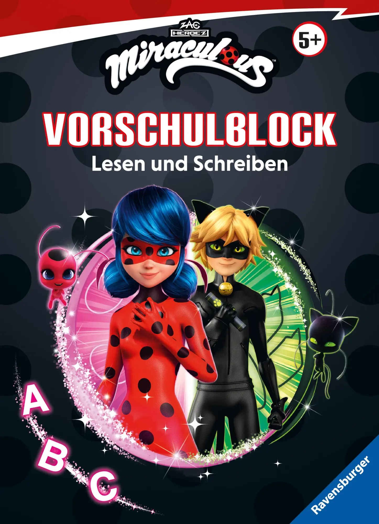 Cover: 9783473498277 | Miraculous - Mein Vorschulblock Lesen und Schreiben | Stefanie Hahn