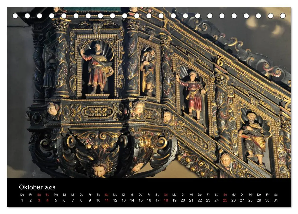 Bild: 9783516128277 | Orte des Glaubens (Tischkalender 2026 DIN A5 quer), CALVENDO...