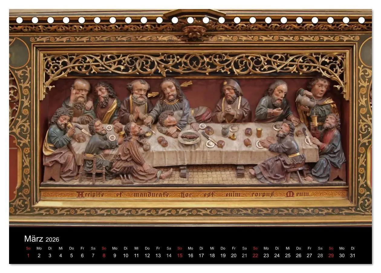 Bild: 9783516128277 | Orte des Glaubens (Tischkalender 2026 DIN A5 quer), CALVENDO...