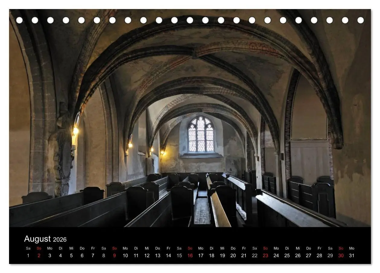 Bild: 9783516128277 | Orte des Glaubens (Tischkalender 2026 DIN A5 quer), CALVENDO...