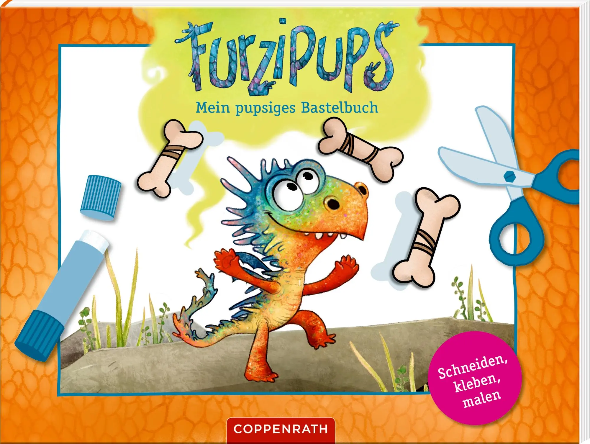 Cover: 9783649648277 | Mein pupsiges Bastelbuch | Schneiden, kleben, malen (Furzipups) | von