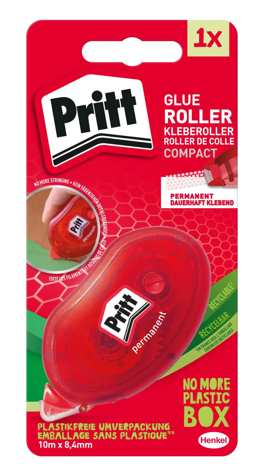 Cover: 4015000438377 | Pritt Kleben Pritt Kleben Einweg Roller Compact permanent | 9H ZCGPB