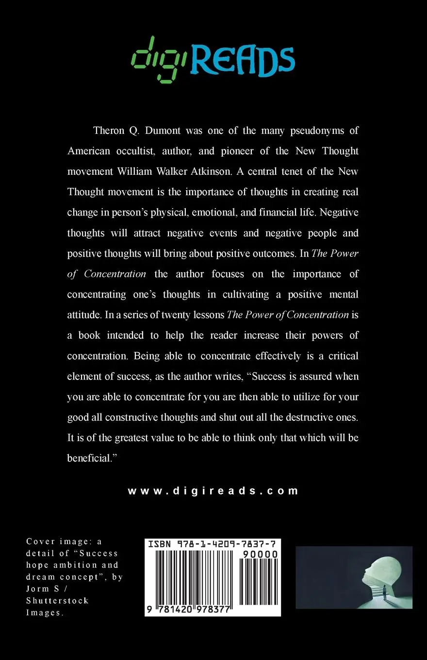 Rückseite: 9781420978377 | The Power of Concentration | Theron Q. Dumont | Taschenbuch | Englisch
