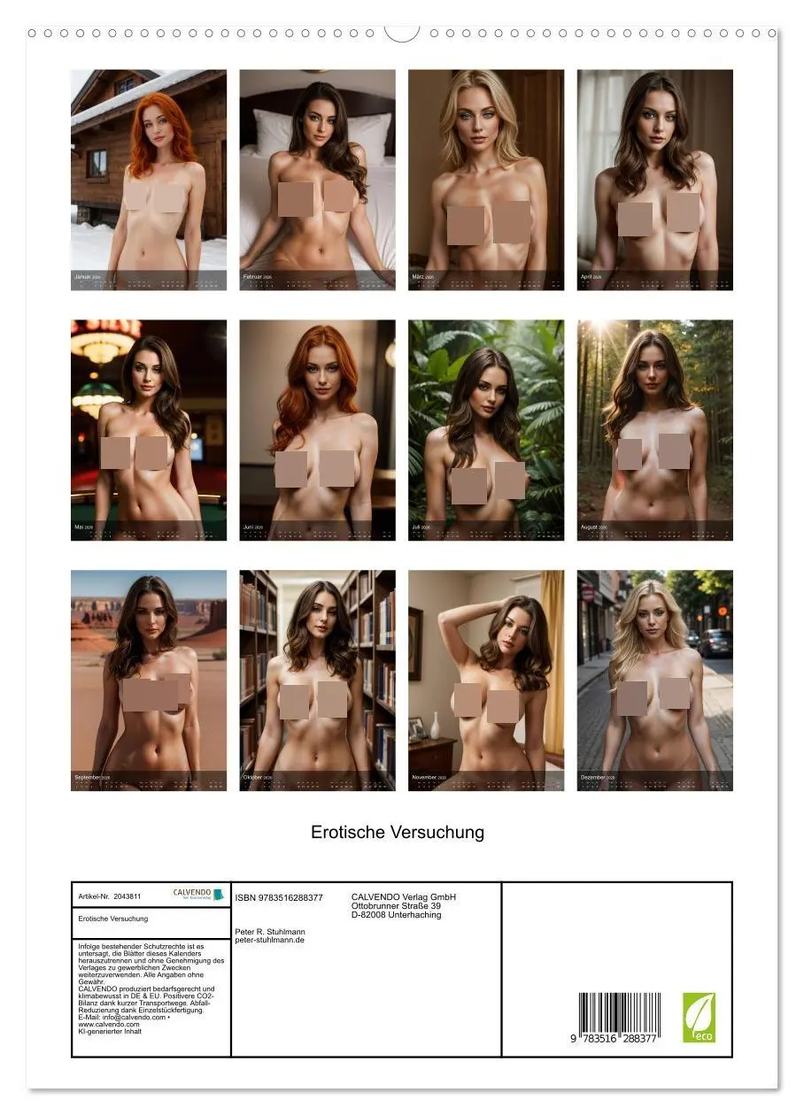 Bild: 9783516288377 | Erotische Versuchung (hochwertiger Premium Wandkalender 2026 DIN A2...