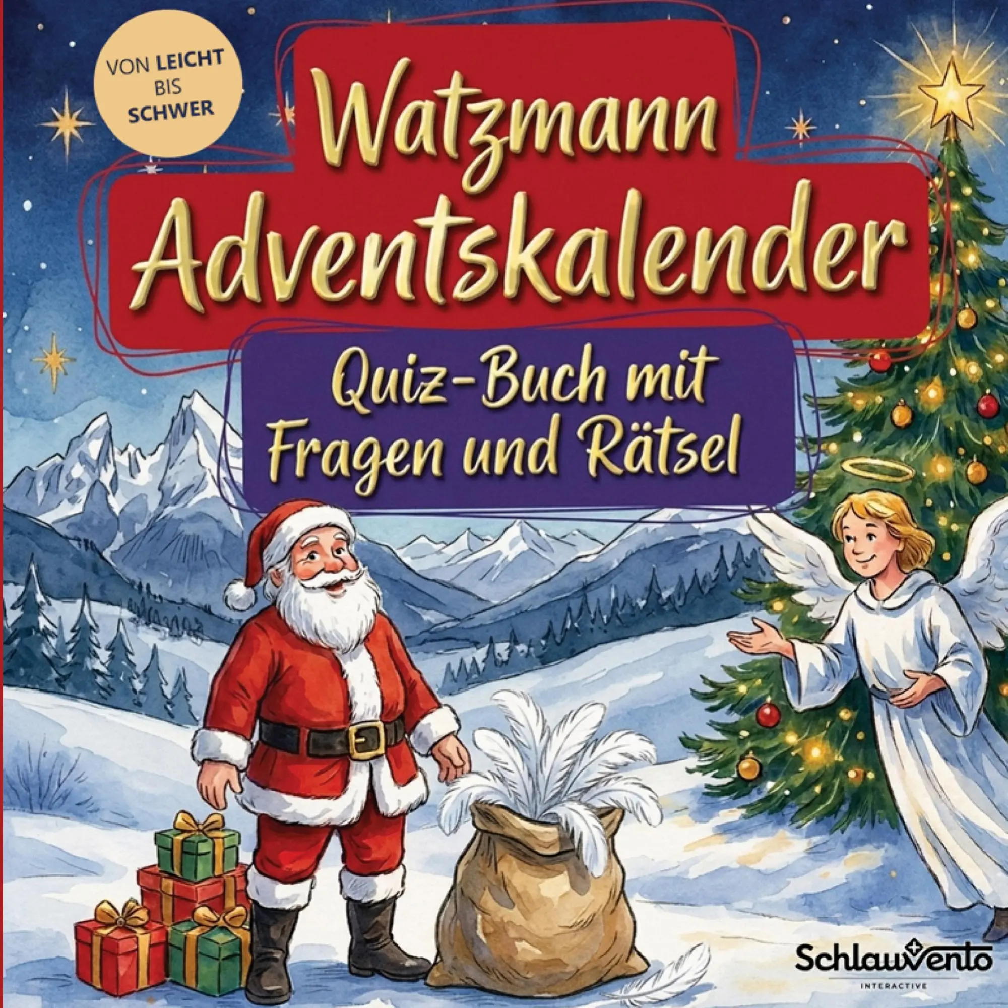 Cover: 9783693198377 | Watzmann-Adventskalender: Quiz-Buch mit Fragen und Rätsel | Buch