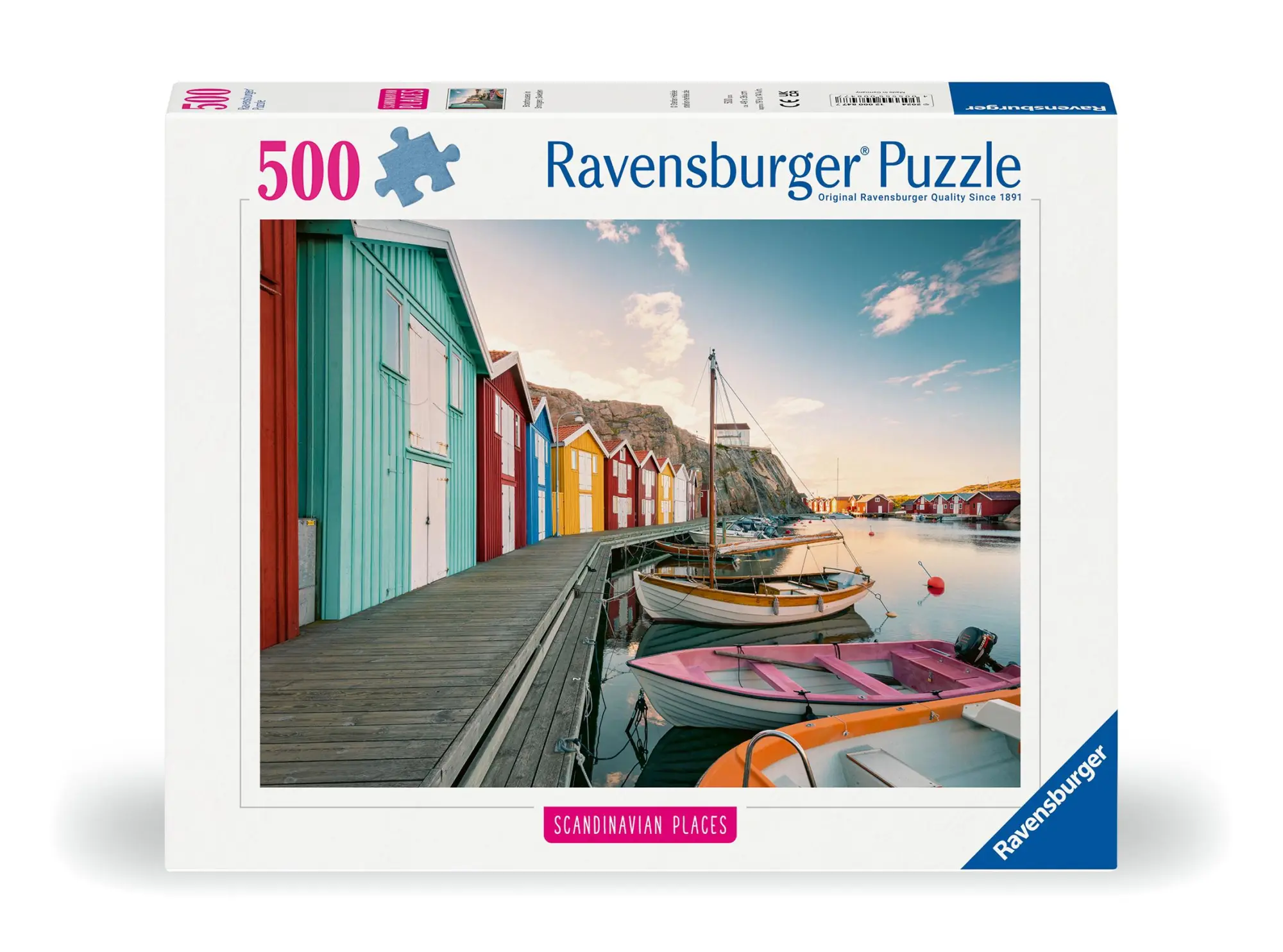 Cover: 4005555008477 | Erwachsenenpuzzle 500 Teile - Bootshaus in Smögen, Schweden | Spiel