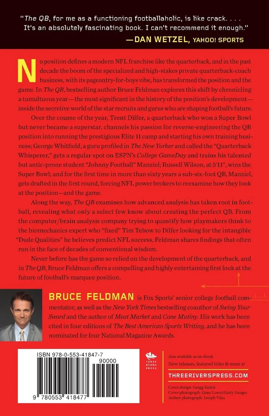 Rückseite: 9780553418477 | The QB | The Making of Modern Quarterbacks | Bruce Feldman | Buch