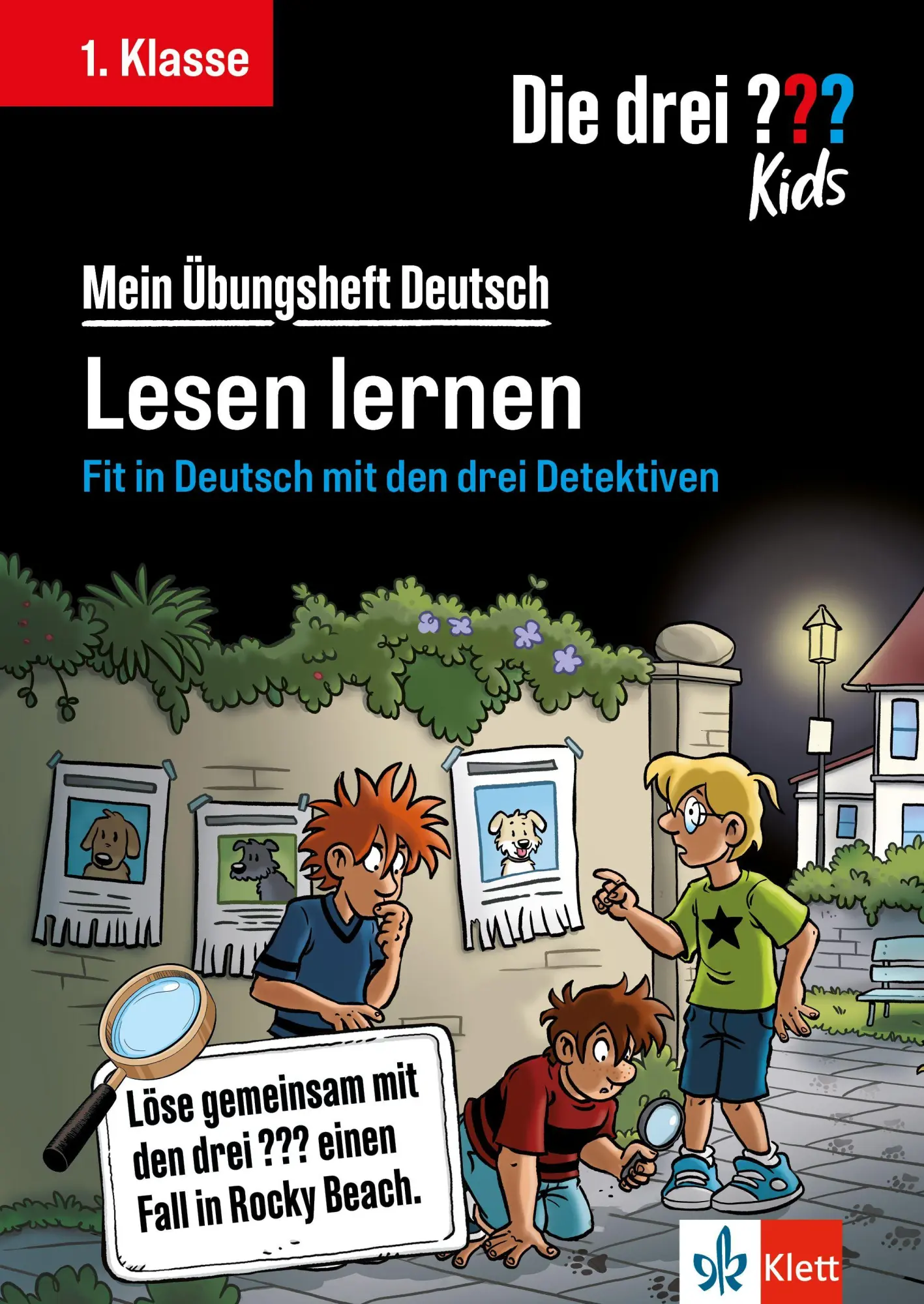 Cover: 9783129498477 | Die drei ??? Kids: Mein Übungsheft Deutsch 1. Klasse - Lesen lernen