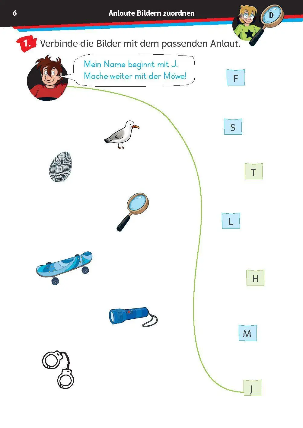 Bild: 9783129498477 | Die drei ??? Kids: Mein Übungsheft Deutsch 1. Klasse - Lesen lernen