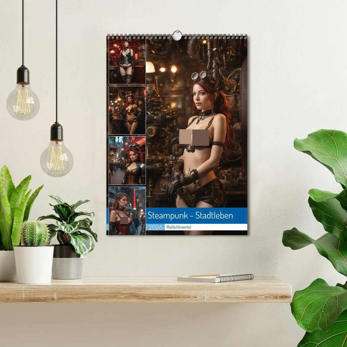 Bild: 9783516278477 | Steampunk - Stadtleben - Rotlichtviertel (Wandkalender 2026 DIN A3...