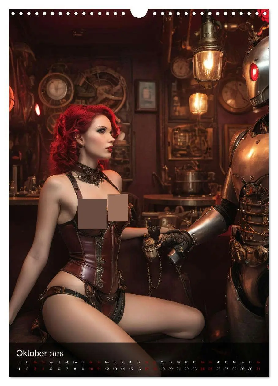 Bild: 9783516278477 | Steampunk - Stadtleben - Rotlichtviertel (Wandkalender 2026 DIN A3...