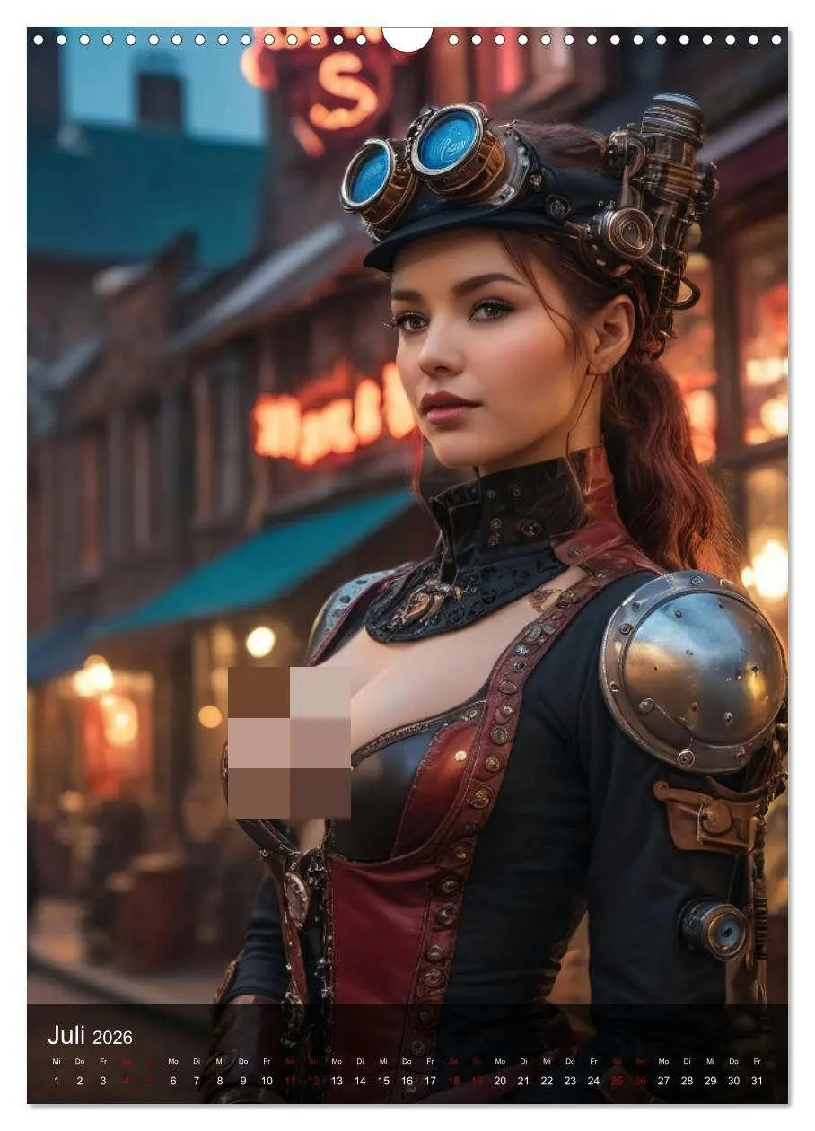 Bild: 9783516278477 | Steampunk - Stadtleben - Rotlichtviertel (Wandkalender 2026 DIN A3...