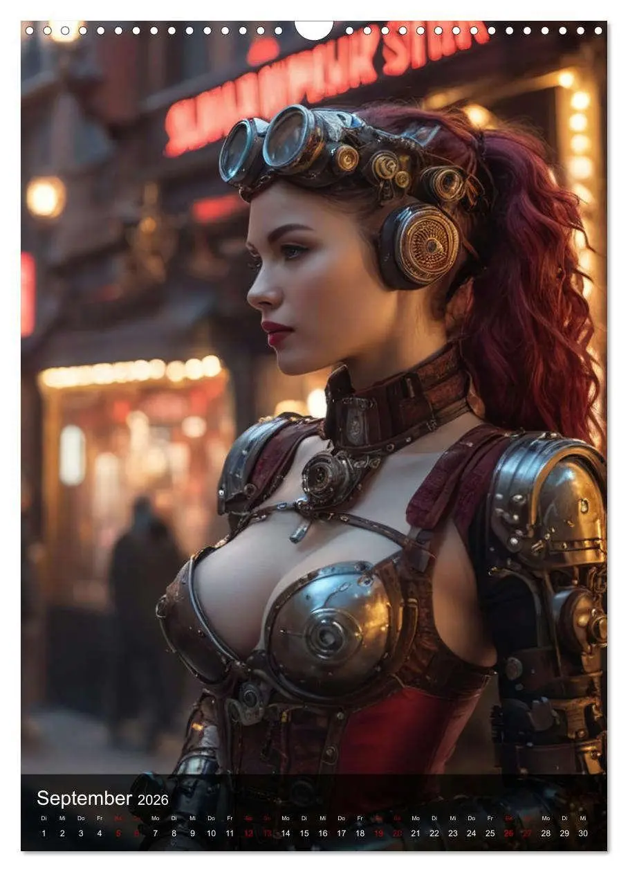 Bild: 9783516278477 | Steampunk - Stadtleben - Rotlichtviertel (Wandkalender 2026 DIN A3...