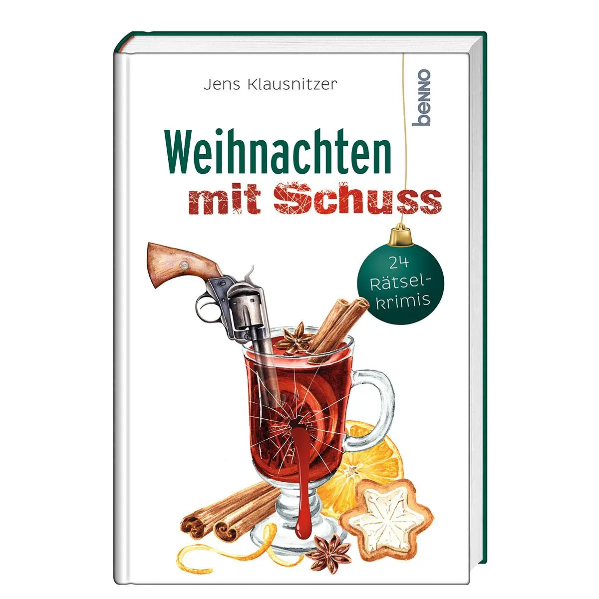 Cover: 9783746268477 | Weihnachten mit Schuss | 24 Rätselkrimis | Jens Klausnitzer | Buch