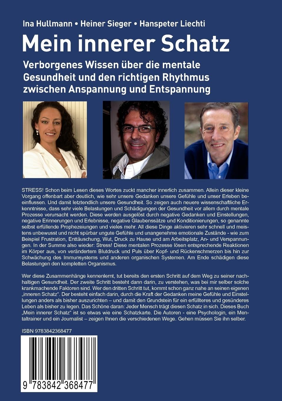 Rückseite: 9783842368477 | Mein innerer Schatz | Ina Hullman (u. a.) | Taschenbuch | 160 S.