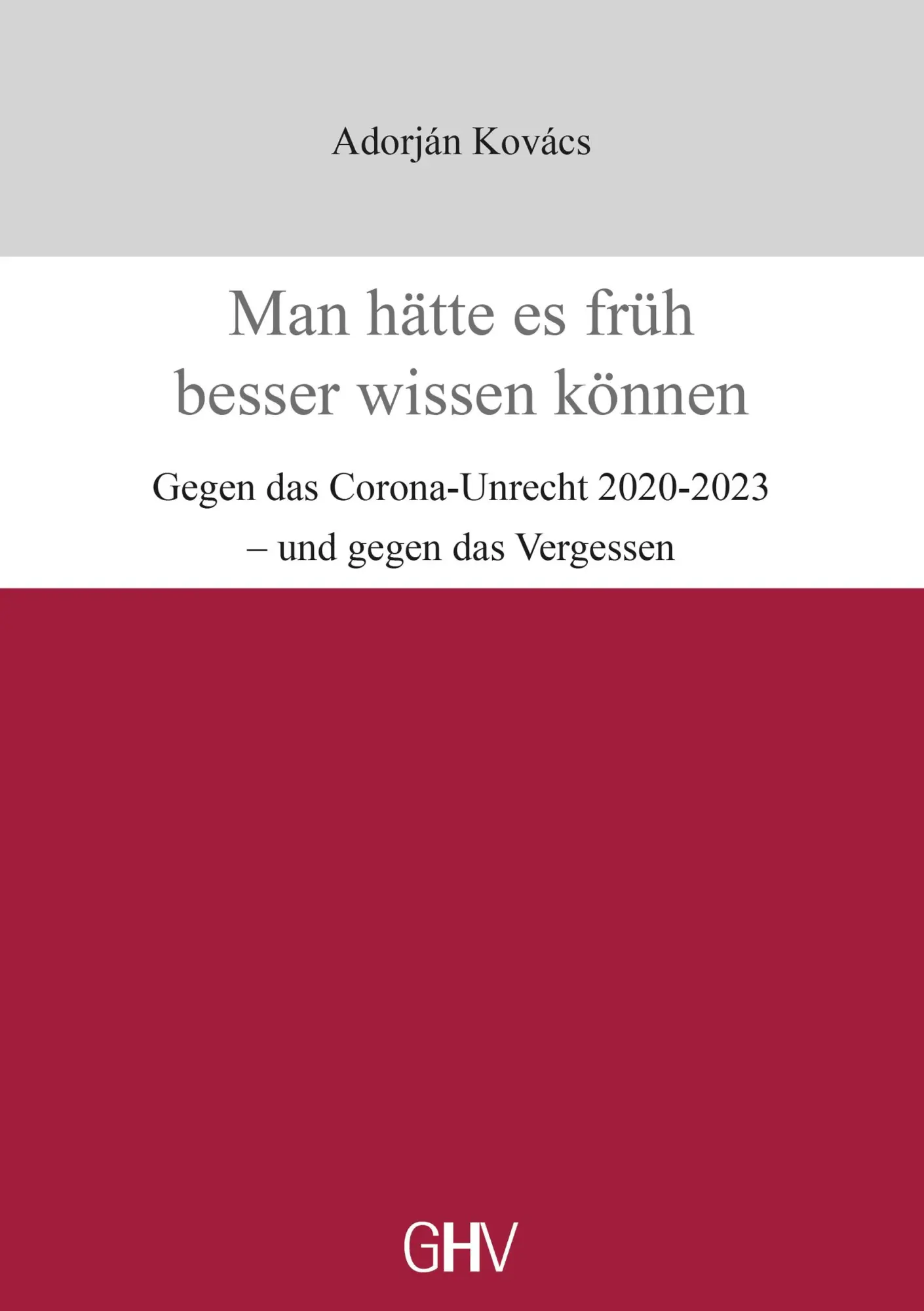 Cover: 9783873368477 | Man hätte es früh besser wissen können | Adorján Kovács | Taschenbuch