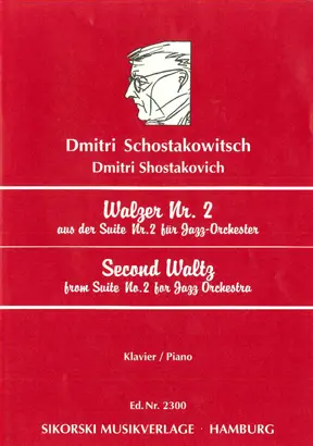 Cover: 9790003028477 | Second Waltz | Dimitri Schostakowitsch | Buch | Sikorski Edition