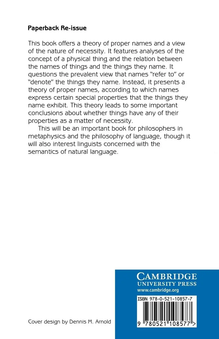 Rückseite: 9780521108577 | Ontology, Modality and the Fallacy of Reference | Michael Jubien