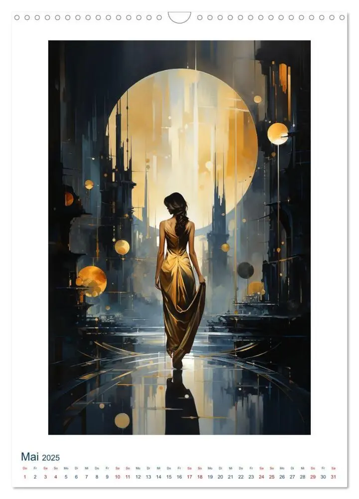 Bild: 9783383828577 | ART DECO City (Wandkalender 2025 DIN A3 hoch), CALVENDO Monatskalender