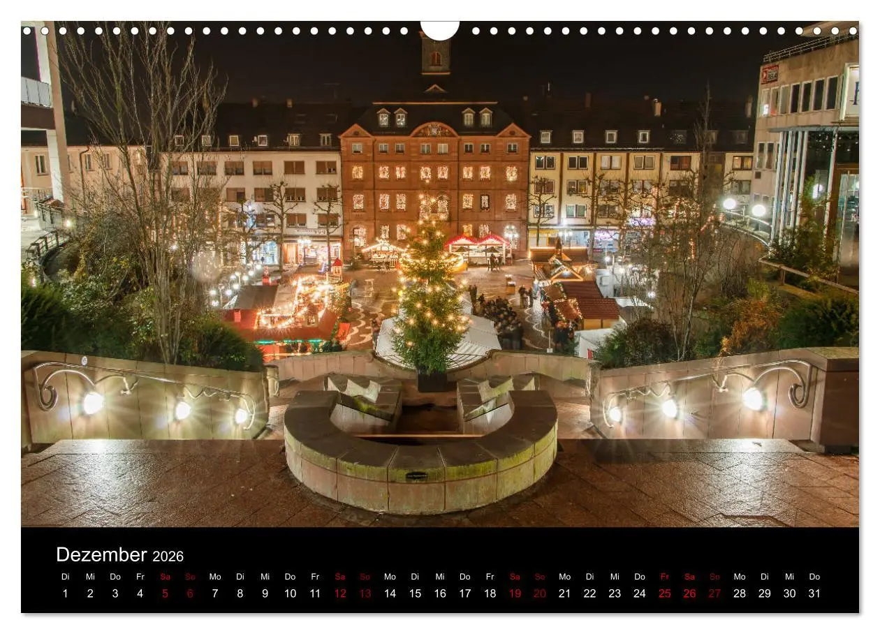 Bild: 9783457868577 | Pirmasens bei Nacht (Wandkalender 2026 DIN A3 quer), CALVENDO...