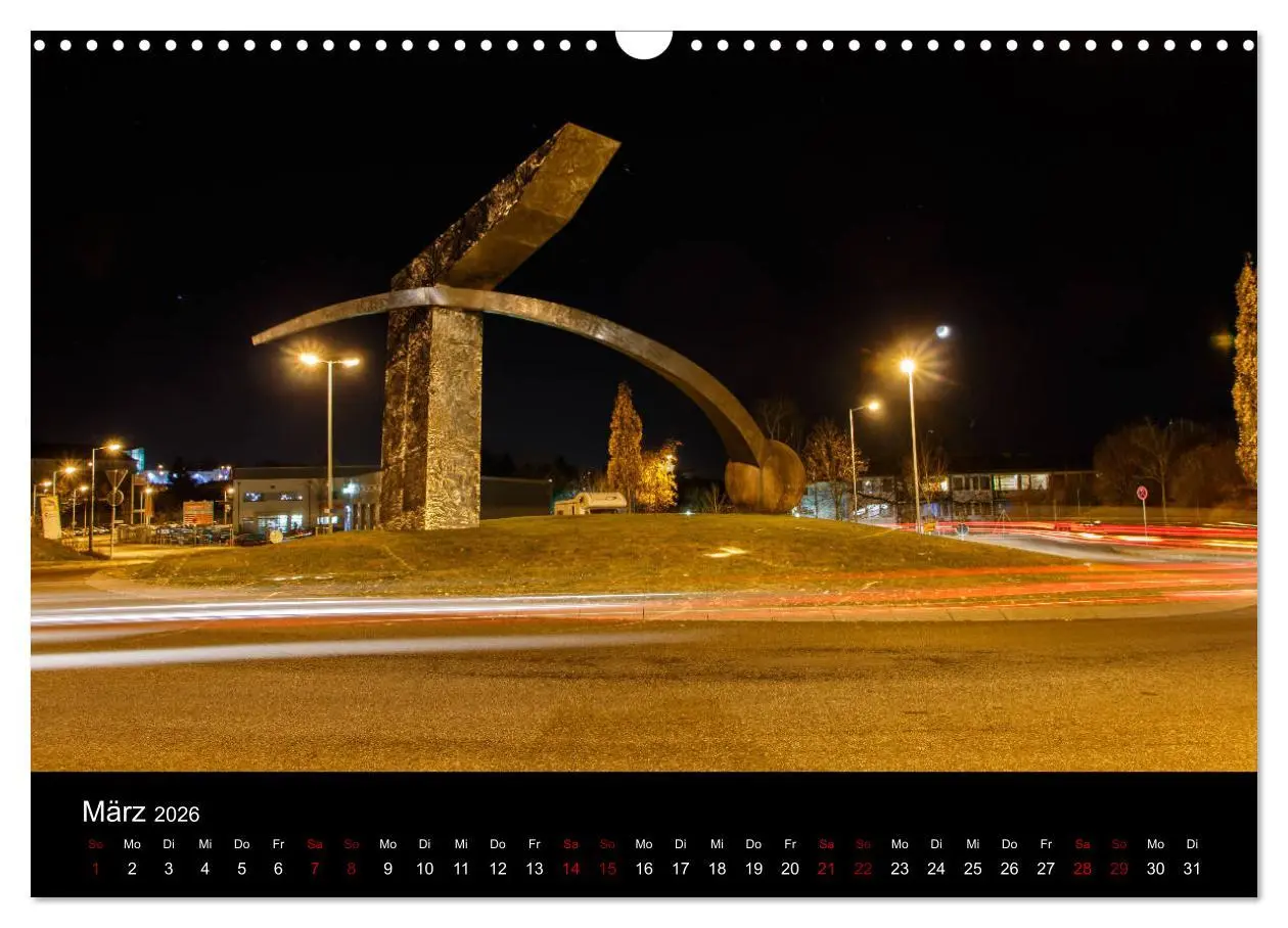 Bild: 9783457868577 | Pirmasens bei Nacht (Wandkalender 2026 DIN A3 quer), CALVENDO...