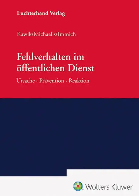 Cover: 9783472098577 | Fehlverhalten im öffentlichen Dienst | Ursache - Prävention - Reaktion