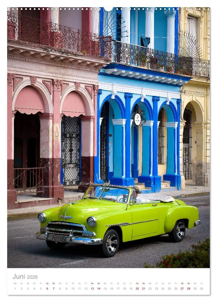 Bild: 9783516338577 | Old Cars of Cuba (hochwertiger Premium Wandkalender 2026 DIN A2...