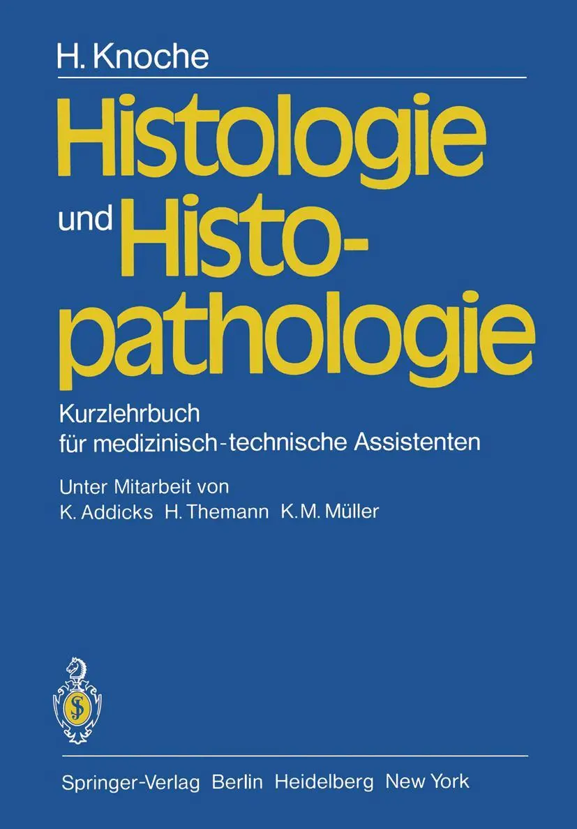 Cover: 9783540098577 | Histologie und Histopathologie | H. Knoche | Taschenbuch | xiv | 1980