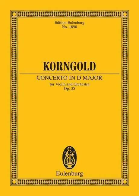 Cover: 9783795768577 | Konzert D-Dur | Erich W. Korngold | Buch | 120 S. | Deutsch | 2006