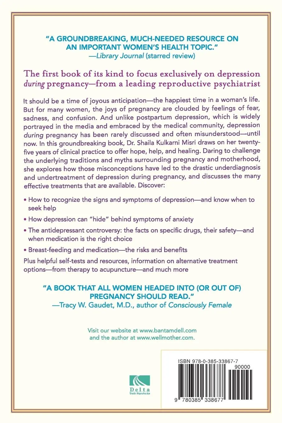 Rückseite: 9780385338677 | Pregnancy Blues | Shaila Kulkarni Misri | Taschenbuch | Englisch