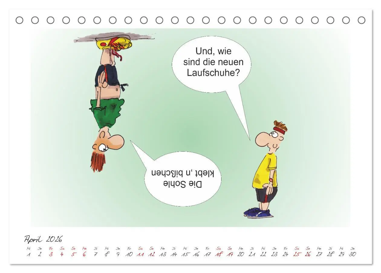Bild: 9783457548677 | HANSELs kleiner Laufkalender (Tischkalender 2026 DIN A5 quer),...