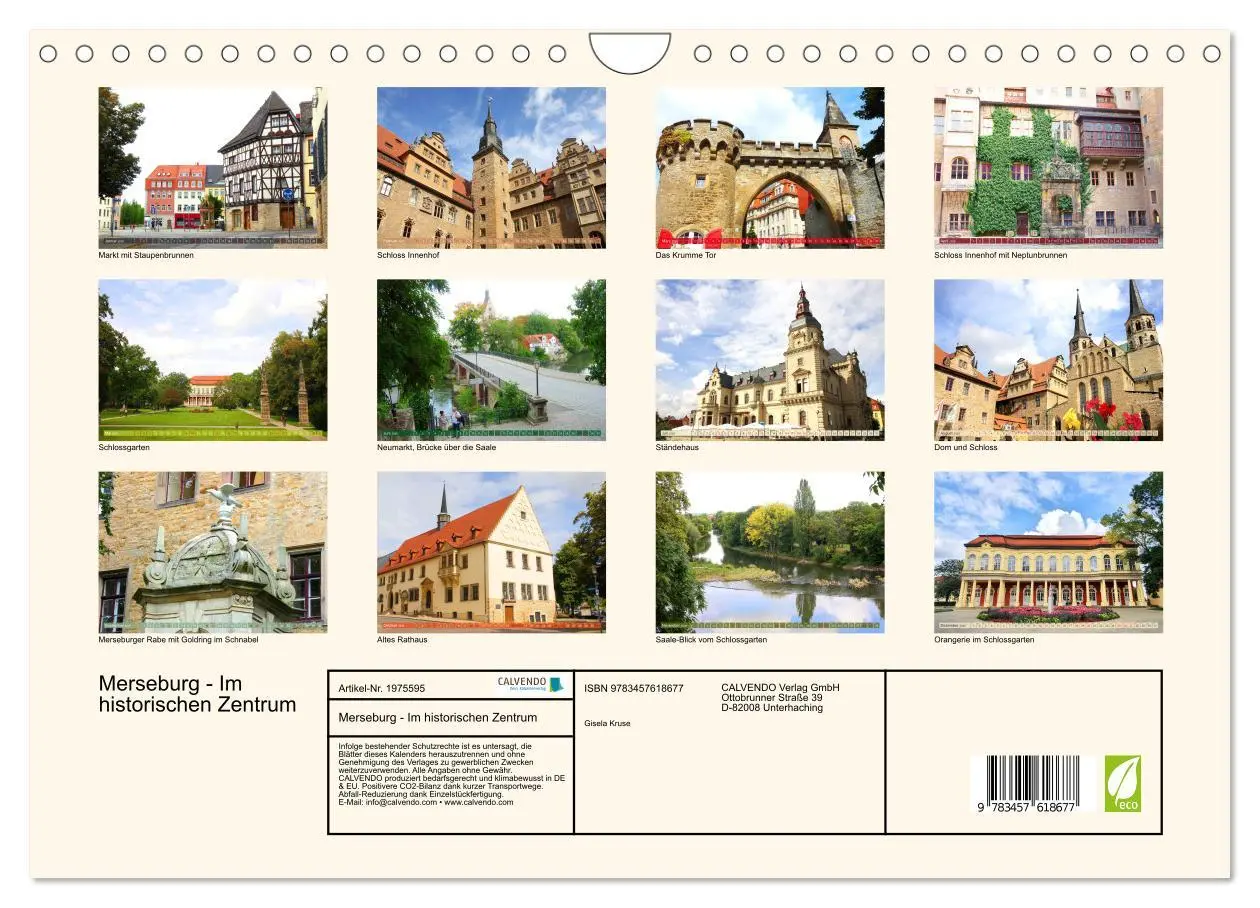 Bild: 9783457618677 | Merseburg - Im historischen Zentrum (Wandkalender 2026 DIN A4...