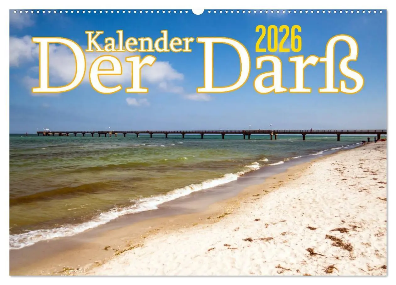 Cover: 9783516188677 | Der Darß Kalender (Wandkalender 2026 DIN A2 quer), CALVENDO...