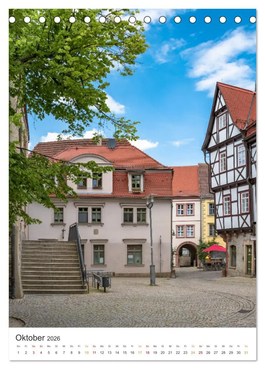 Bild: 9783516328677 | Die Stadt Sangerhausen (Tischkalender 2026 DIN A5 hoch), CALVENDO...