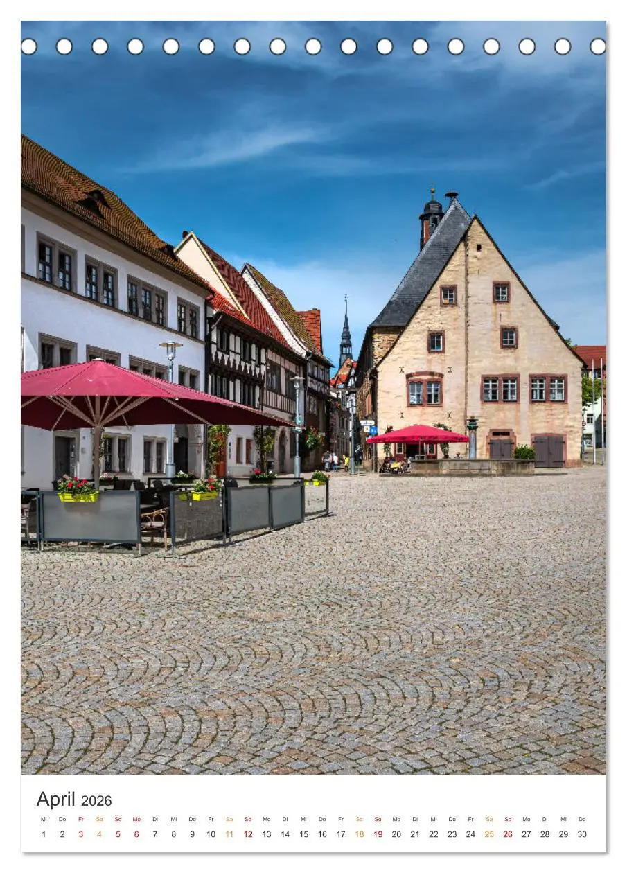 Bild: 9783516328677 | Die Stadt Sangerhausen (Tischkalender 2026 DIN A5 hoch), CALVENDO...