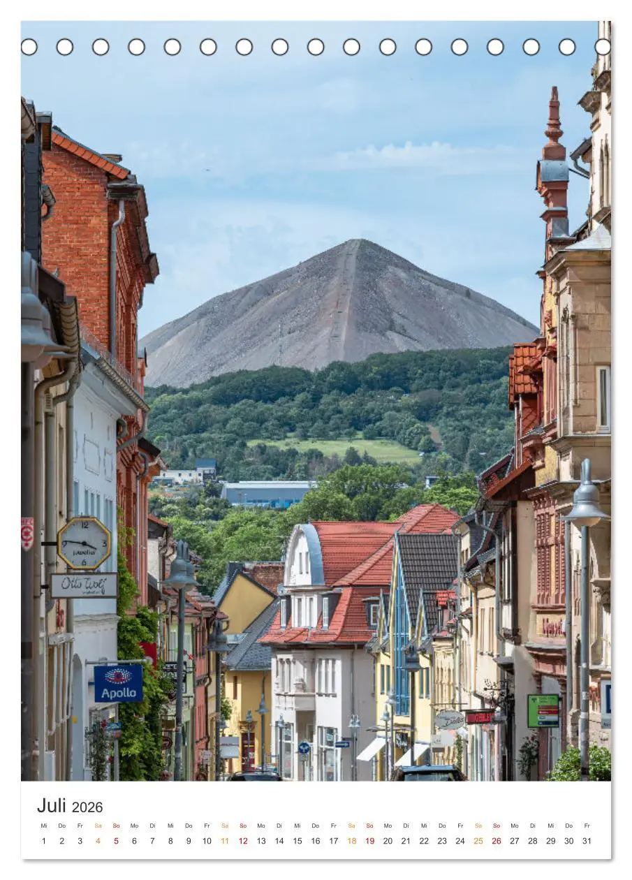 Bild: 9783516328677 | Die Stadt Sangerhausen (Tischkalender 2026 DIN A5 hoch), CALVENDO...