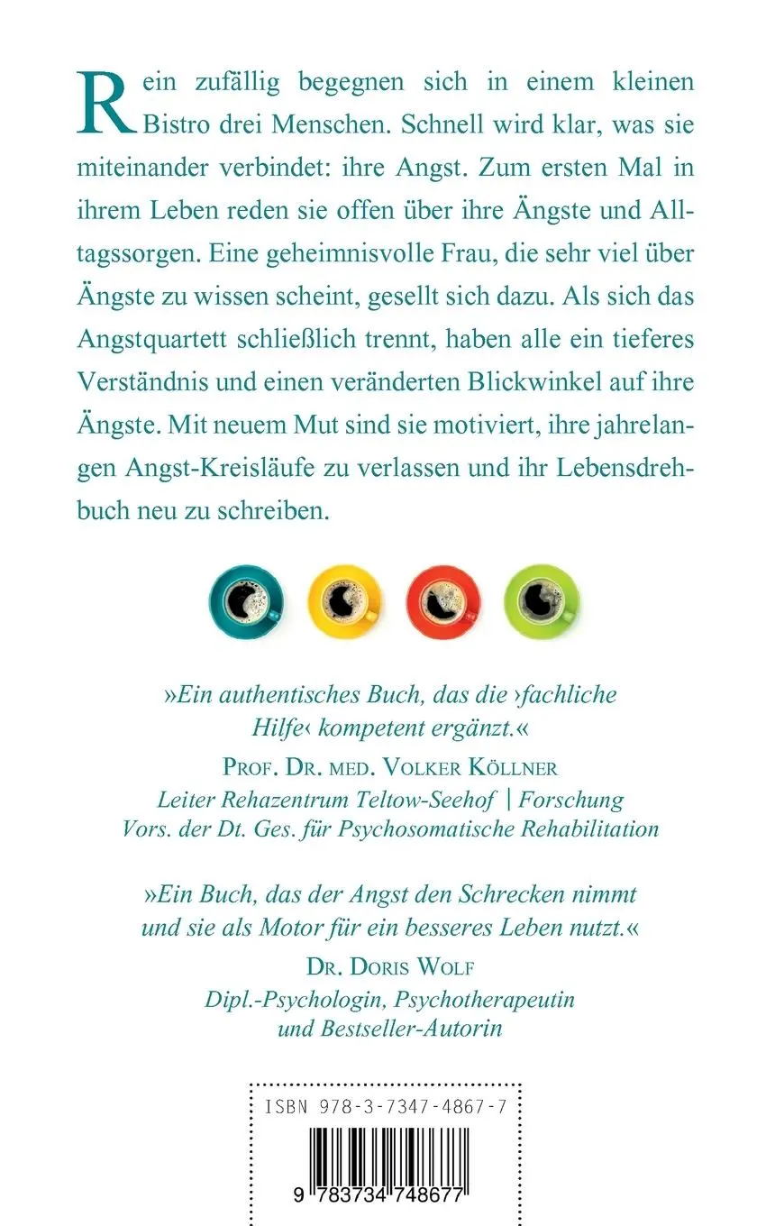 Rückseite: 9783734748677 | Angstquartett. Eine heilsame Begegung mit der Angst | Roland Rosinus