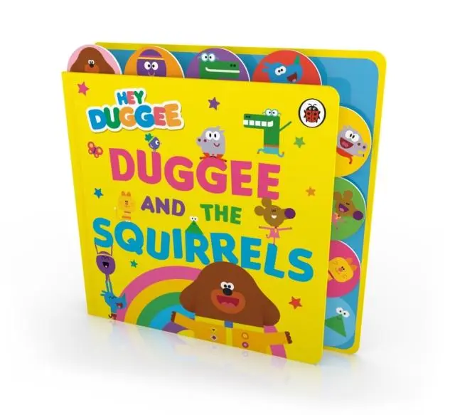 Cover: 9781405948777 | Hey Duggee: Duggee and the Squirrels | Tabbed Board Book | Hey Duggee