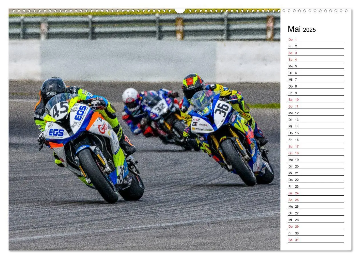 Bild: 9783457158777 | Faszination Superbikes (Wandkalender 2025 DIN A2 quer), CALVENDO...