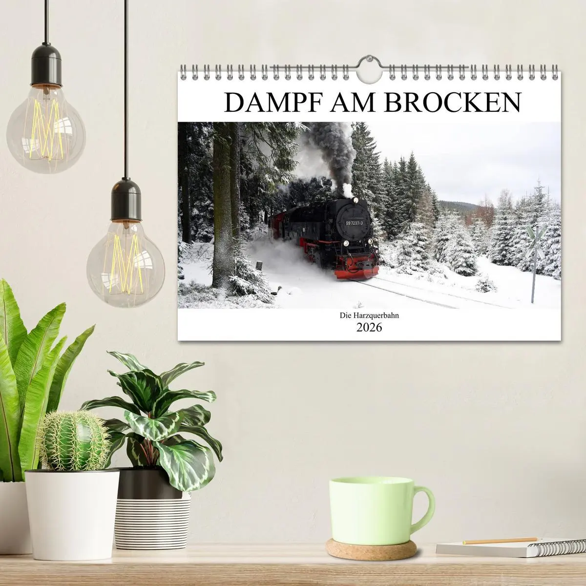 Bild: 9783457848777 | Dampf am Brocken - Die Harzquerbahn (Wandkalender 2026 DIN A4...