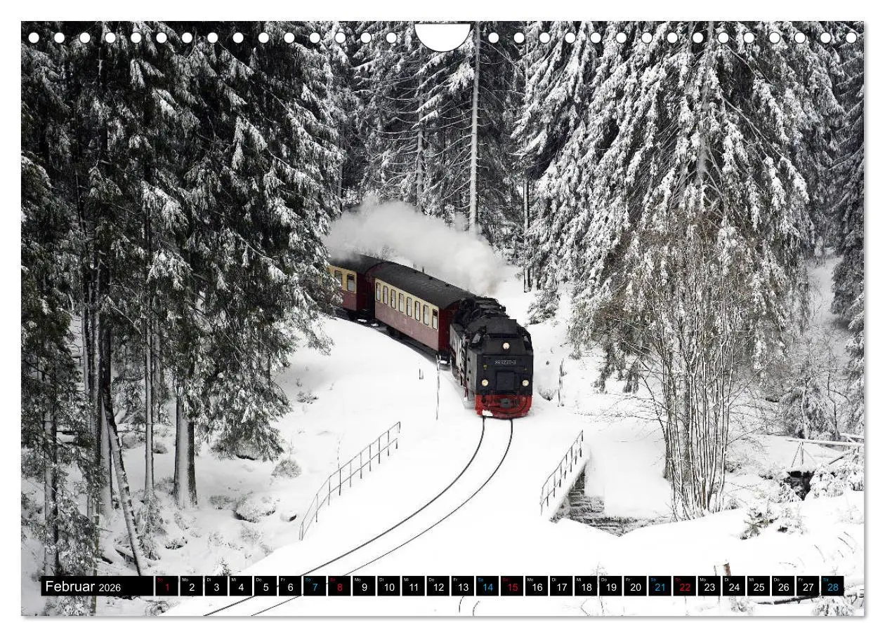 Bild: 9783457848777 | Dampf am Brocken - Die Harzquerbahn (Wandkalender 2026 DIN A4...