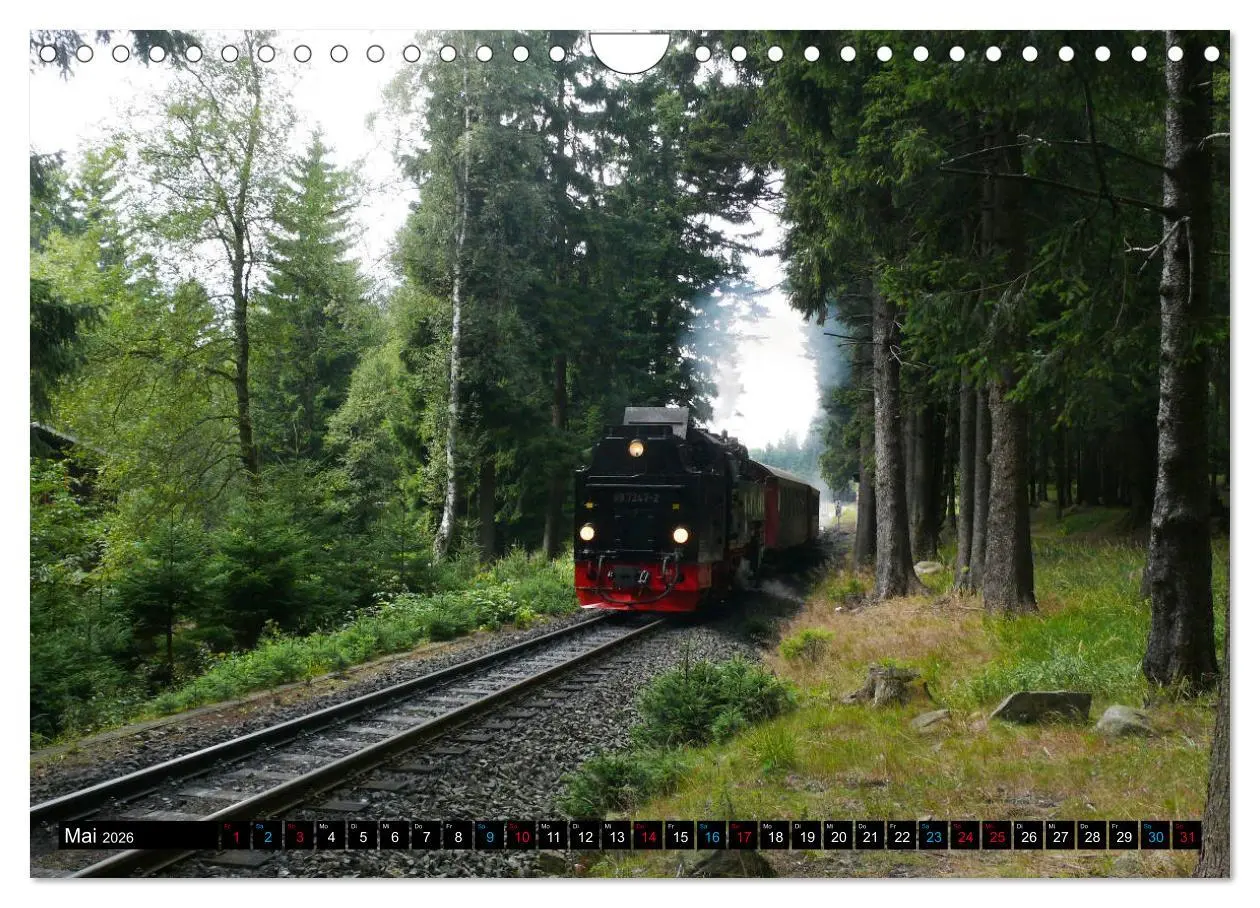 Bild: 9783457848777 | Dampf am Brocken - Die Harzquerbahn (Wandkalender 2026 DIN A4...