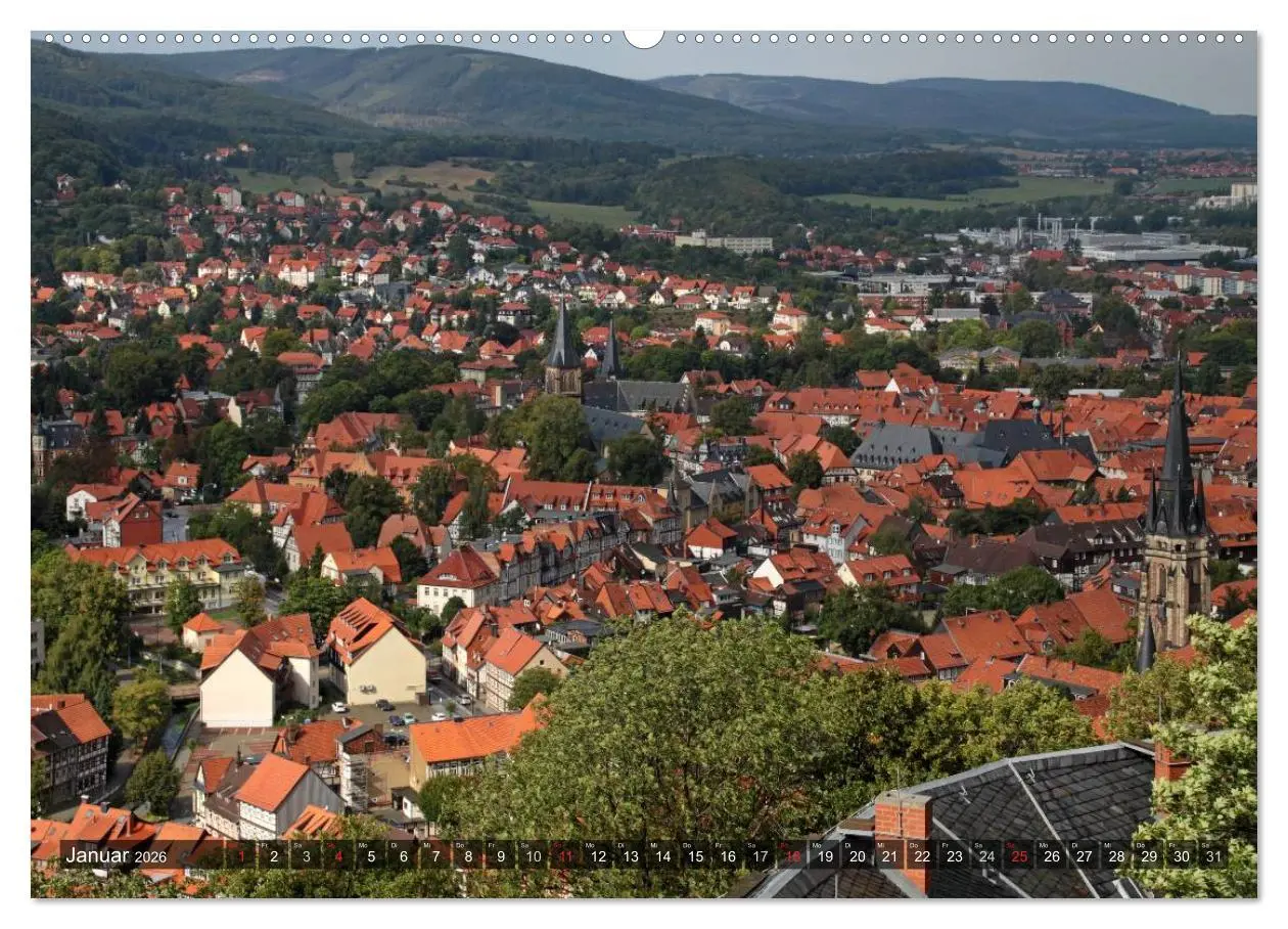Bild: 9783516178777 | Wernigerode (Wandkalender 2026 DIN A2 quer), CALVENDO Monatskalender